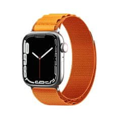 shumee Remienok s alpskou oceľovou prackou pre Apple Watch 42 / 44 / 45 / 49 mm oranžový