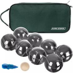 Kruzzel Petanque sada 8 gulí obal nylon 7 3 cm