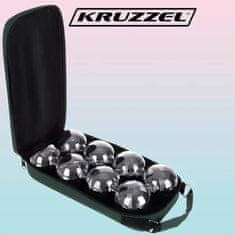 Kruzzel Petanque sada 8 gulí obal nylon 7 3 cm