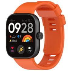 BStrap Silicone remienok na Xiaomi Redmi Watch 4, orange