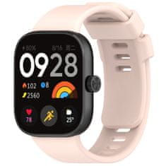 BStrap Silicone remienok na Xiaomi Redmi Watch 4, sand pink