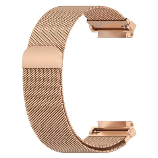 BStrap Milanese remienok na Xiaomi Amazfit Active Edge, rose gold