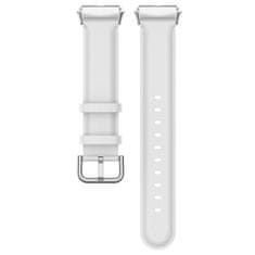 BStrap Leather remienok na Xiaomi Redmi Watch 3 Active / Lite, white