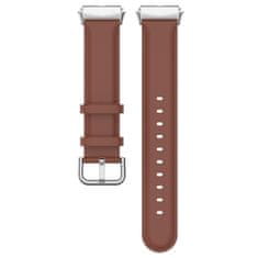 BStrap Leather remienok na Xiaomi Redmi Watch 3 Active / Lite, brown