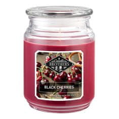 Sviečka v sklenenej dóze Candle Brothers, Čierne čerešne, 510 g