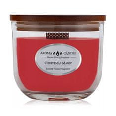 Sviečka oválna váza Aroma Candle, Vianočné čaro, 370 g