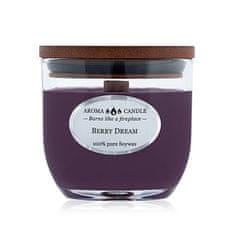 Sviečka oválna váza Aroma Candle, Bobuľový sen, 85 g