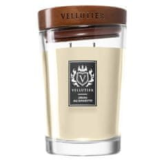 Sviečka oválna váza Vellutier, Krém Amaretto, 515 g