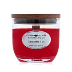 Sviečka oválna váza Aroma Candle, Vianočná atmosféra, 85 g