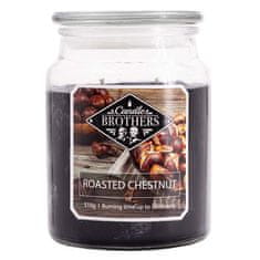 Sviečka v sklenenej dóze Candle Brothers, Pečený gaštan, 510 g