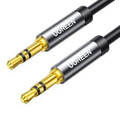 shumee AUX audio kábel mini jack 3,5mm 1m - čierny