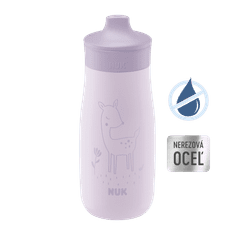 Nuk Fľaša Mini-Me Sip nerez 300 ml ( 9+ m.) fialová