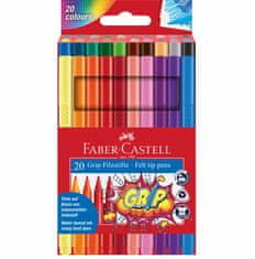 Faber-Castell Popisovače Grip 20 farebné