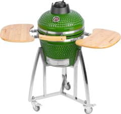 STREND PRO GRILL Gril Strend Pro Kamado Egg 16", priemer 33,50 cm, gril výška 73 cm, zelený, 40x57x97,50 cm