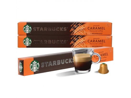 Starbucks STARBUCKS Káva v kapsuliach, príchuť Smooth Caramel, kompatibilná s Nespresso