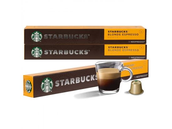 Starbucks STARBUCKS Blonde Espresso Roast káva v kapsuliach, kompatibilná s Nespresso