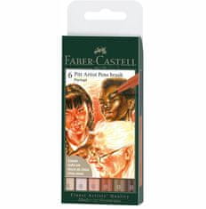 Faber-Castell PITT umelecké popisovače 6 Portrait set