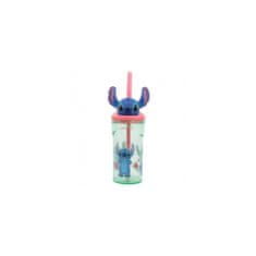 Stor Plastový 3D pohár s figúrkou Lilo & Stitch, 360ml, 74869