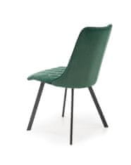 Halmar Jedálenská stolička Hannah tmavo zelená