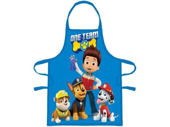 BrandMac Detská zástera Paw Patrol One Team s čiapkou