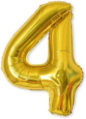 GFT Nafukovacie balóniky čísla maxi zlaté - 4