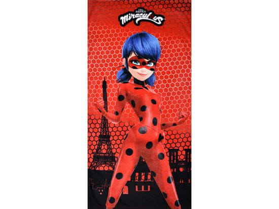 BrandMac Plážová osuška Miraculous Ladybug Paris