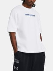 Under Armour Tričko UA Essential Flc OS SS Crew-WHT XXL