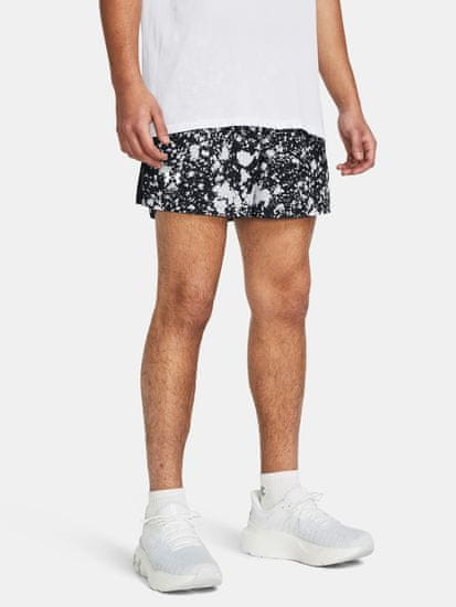 Under Armour Kraťasy UA LAUNCH 5'' PRINT SHORTS-BLK