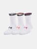 Ponožky UA Essential Nv Mid Crew 3pk-WHT S