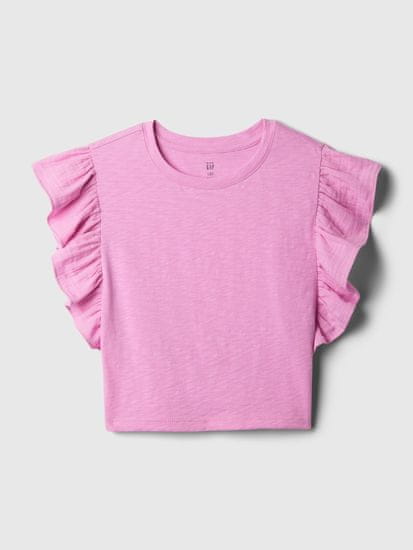 Gap Detský crop top s volánikmi