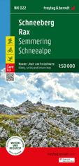 Schneeberg - Rax 1:50 000 / turistická, cyklistická a rekreačná mapa