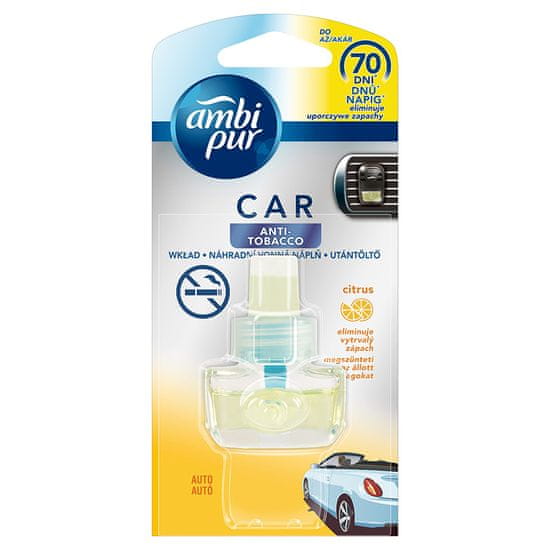 Ambi Pur CAR3 Anti Tobacco Citrus náplň 7 ml / SK