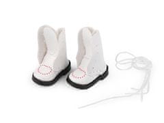 Topánky pre bábiku - biela