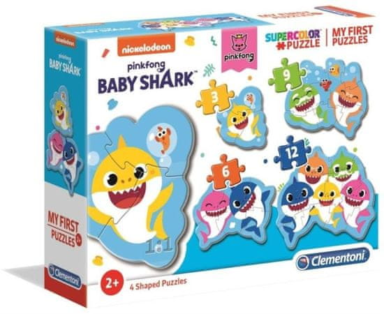 Baby Shark Puzzle 4v1 (3,6,9,12 dielikov)