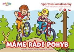 Máme radi pohyb - Športové omaľovánky