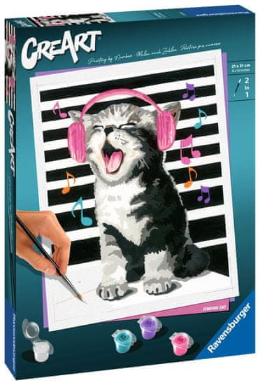 Ravensburger CreArt Spievajúci mačka