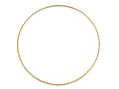 Kovový kruh na lapač snov / na dekorovanie Ø30 cm - zlatá