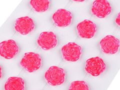 Samolepiace ruže na lepiacom prúžku Ø11 mm - ružová pink