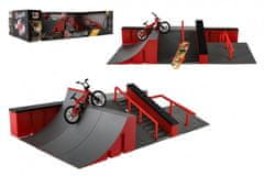 Teddies Skatepark - rampy,koleso prstové,skateboard prstový plast