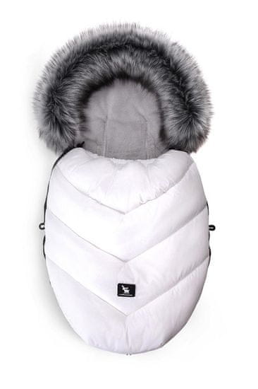 CottonMoose Fusak do kočíka Moose MINI Yukon White