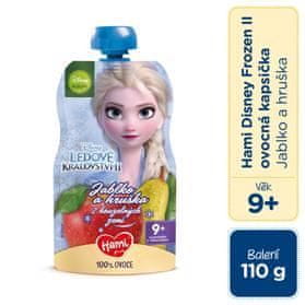 HAMI Disney Frozen Elsa ovocné vrecko Jablko a Hruška 110 g, 9+