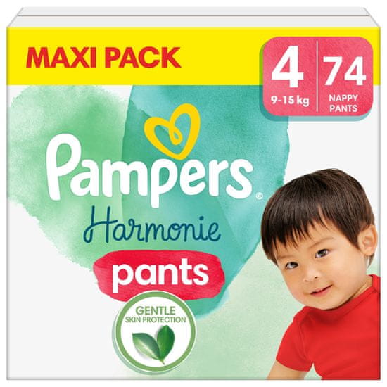 Pampers Nohavičky plienkové Harmónia Pants veľ. 4 (74 ks) 9-15 kg