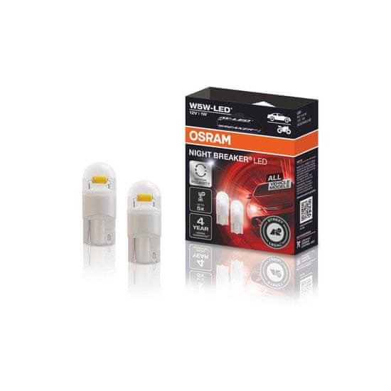 Osram OSRAM LED W5W 12V 1W W2.1x9.5d GEN2 homologácia 5700K blister 2ks 2825DWNB-2HFB