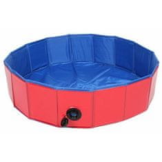 Merco Splash bazén pre psov červená priemer 80 cm