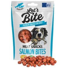 Brit DOG Let's Bite Meat Snacks. Salmon Bites 150 g