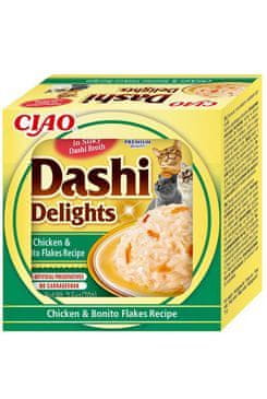 churu Chúru Cat CIAO Dashi kura a vločky z tuniak. pruh. 70g