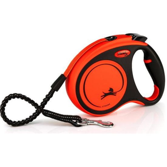 Flexi Xtreme M opasok 5 m oranžovej do 35 kg