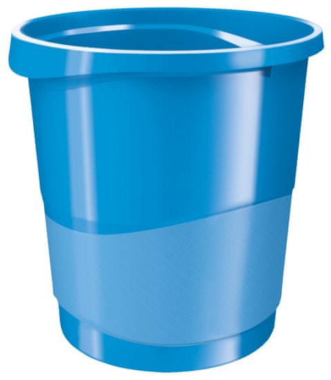Esselte Odpadkový kôš VIVIDA - plastový, modrý, objem 14 l