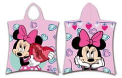 Jerry Fabrics Pončo Minnie Pink 03 Bavlna - Froté, 50/115 cm