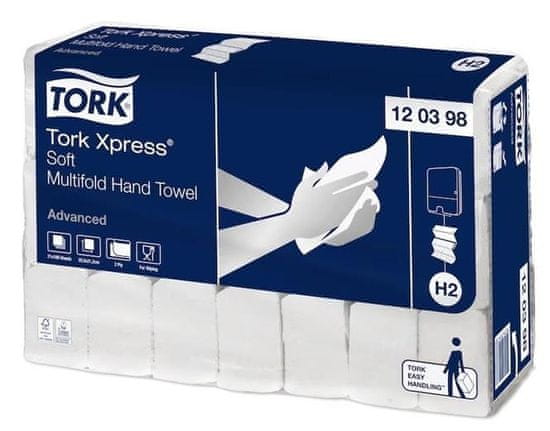 Tork Uteráky papierové skladané Xpress Advanced Soft biela H2 3780 ks New - 1 krt